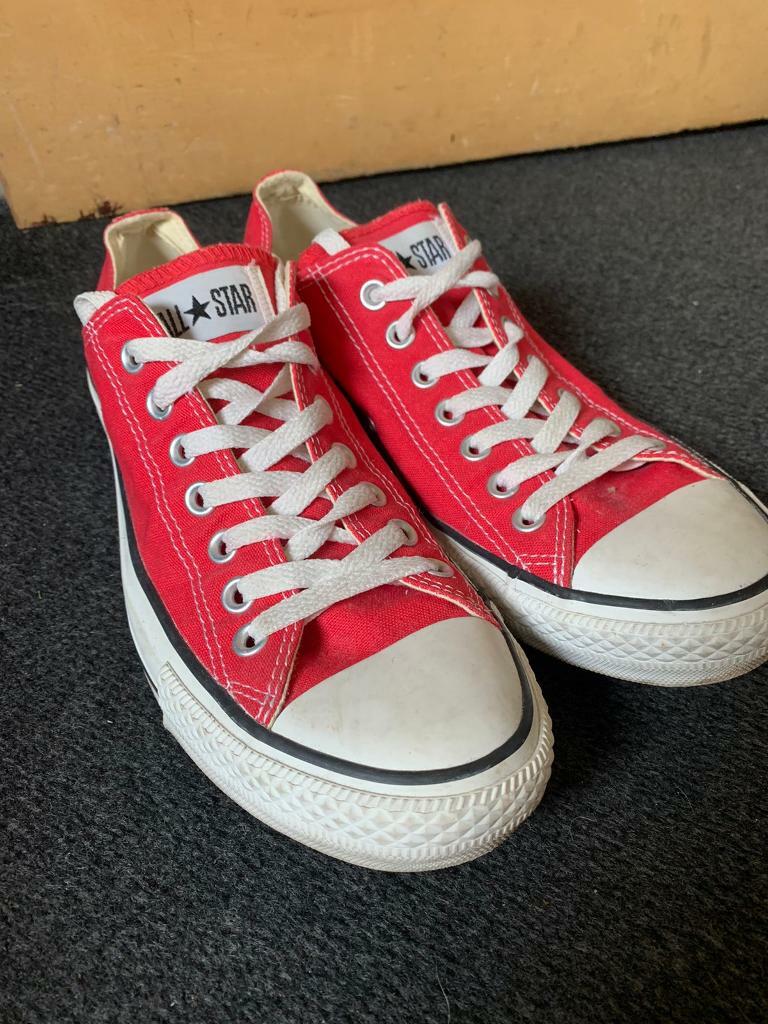 red converse size 9